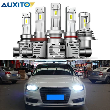 

2PCS H7 LED 12000LM Car Headlight Bulbs For Audi A4 B6 B7 B8 H4 H8 H9 H11 Headlamps Kit 9005 9006 9007 H13 Auto Lamps 6500K