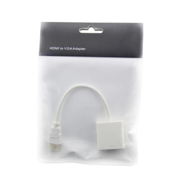 Высокое качество HDMI в VGA адаптер мужской в Famale конвертер адаптер 1080P HD цифро-аналоговое видео аудио для ПК ноутбук планшет