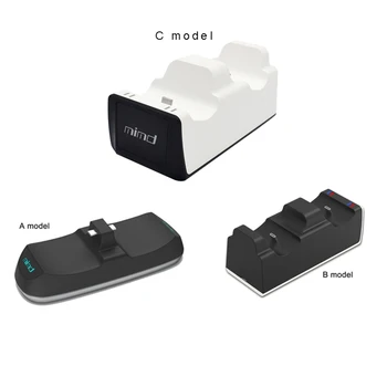 

3 Styles Handle Controller USB Charger Dual Charging Dock Stand Station Cradle Holder for PS5 Gaming Console Gamepad Accessories