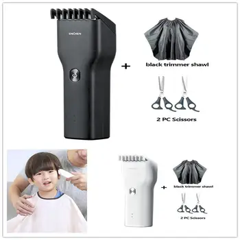 

BellyLady USB Electric Adults Children Household Rechargable Shaving Haircut Tool Set Contains Hair Clippers Scissors Cloths