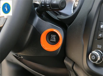 

Yimaautotrims Auto Accessory Engine Start Stop Push Button Key Hole Switch Ring Cover Trim For Jeep Compass 2017 - 2020 ABS
