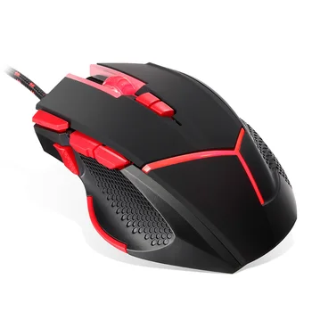 

Professional Wired Gaming Mouse 9 Button 4000 DPI LED Optical USB Computer Game Mice New Arrival
