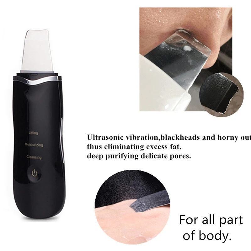 Ultrasonic Face Peel Deep Face Cleaning Machine Skin Scrubber Remove Dirt Blackhead Reduce Wrinkles and Spots Facial Lifting 3 副本