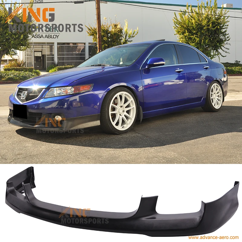 Подходит для 2004 2005 Acura TSX OEM Aspec Style переднего бампера губ полиуретана|front bumper lip|bumper