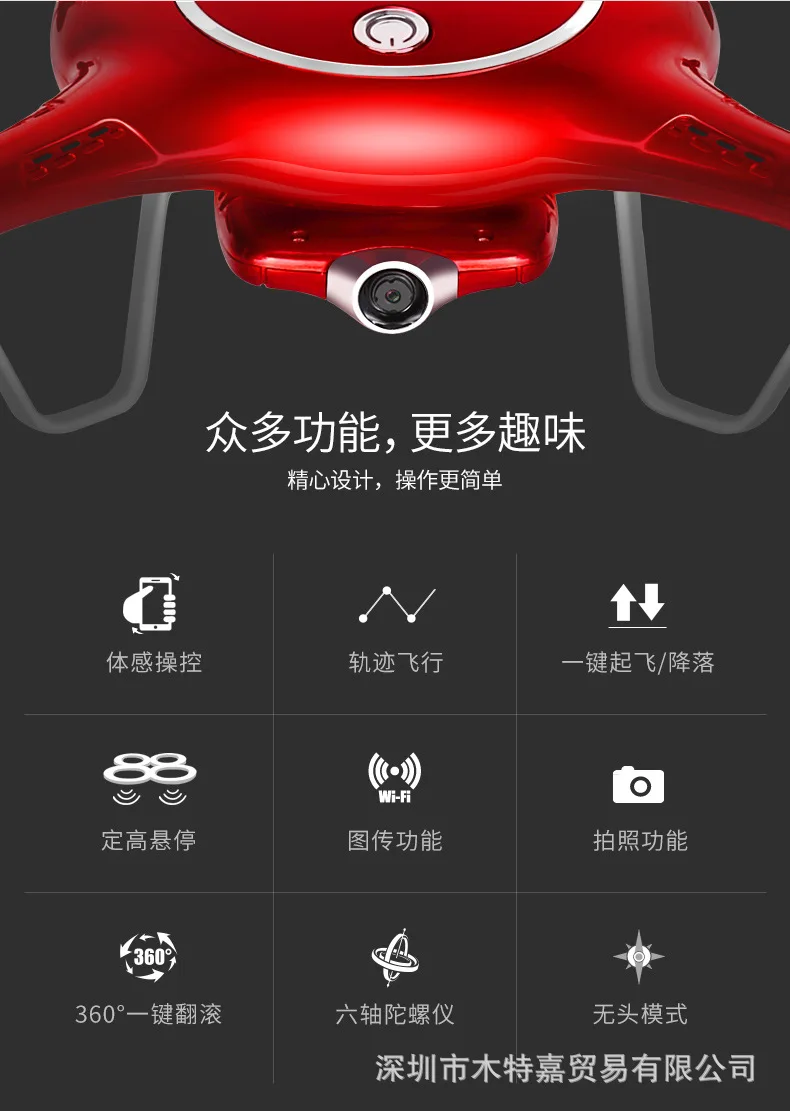 SYMA Sima X5uw модель самолета большой четырехосевой высокой четкости в реальном времени самолет для аэрофотосъемки беспилотный летательный аппарат T