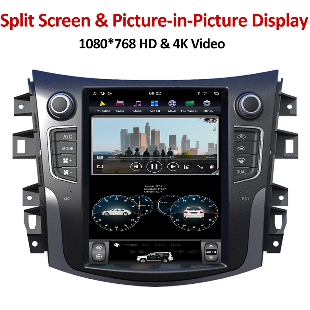 YAZH для NISSAN NP300 Navara мультимедиа радио плеер с Android 8,1 ram 4G 10," ips gps дисплей