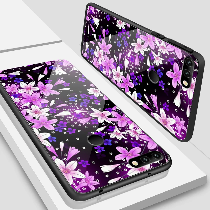 W366 Для Huawei Honor 6X 7A 7X 7C 8A 8X9 облегченное закаленное стекло крышка Y6 Y9 Y7 премьер-профессионал Magic2 Роскошные Защитные чехлы для телефонов - Цвет: W366