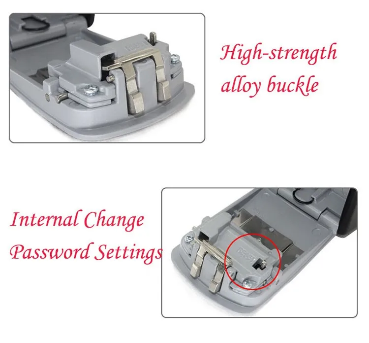 Сейф с ключом наружная цифра настенное крепление комбинация блокировки паролей алюминиевый сплав Материал ключи коробка для хранения