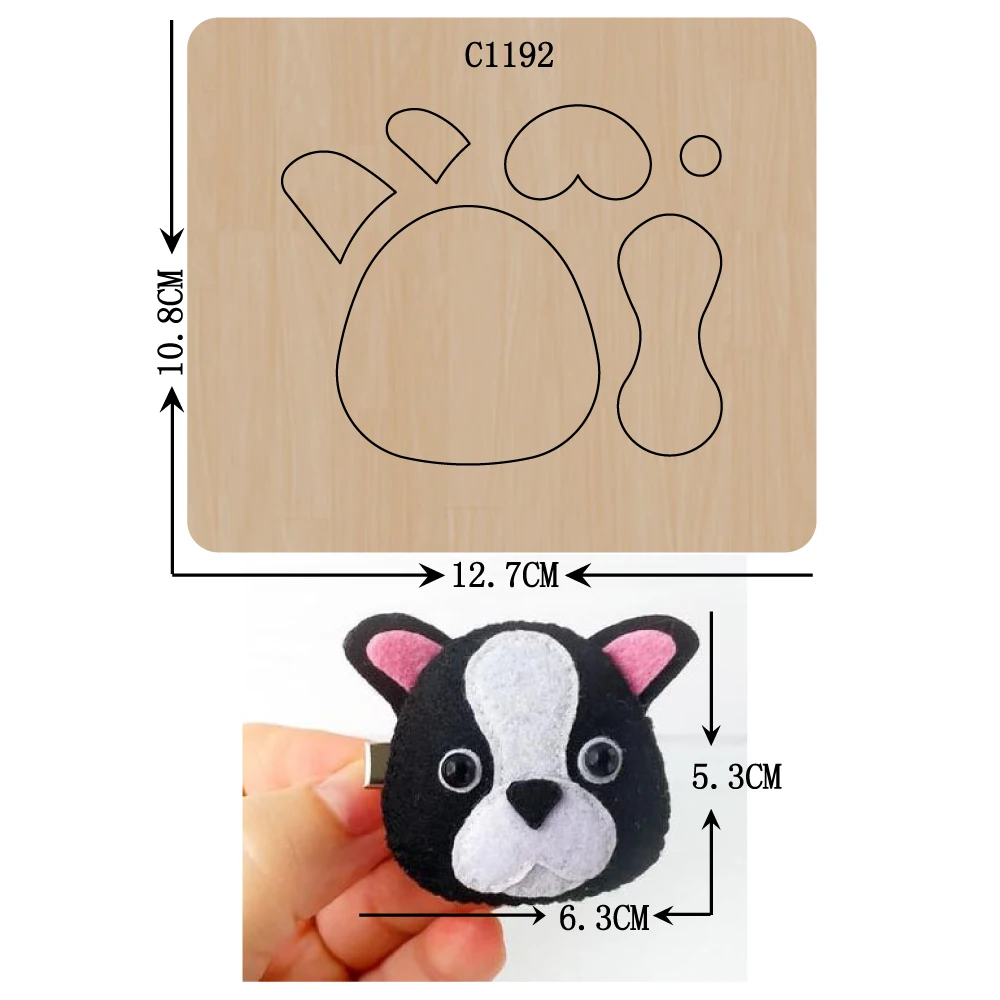 New dog Wooden die Scrapbooking C-1192 Cutting Dies Multiple sizes | Дом и сад