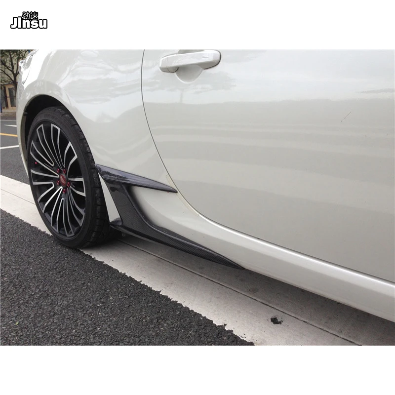 Автомобильный Стайлинг GT86 боковая юбка бампер для Toyota Subaru BRZ боковой спойлер 2012
