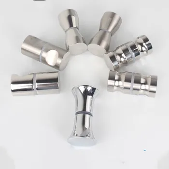 

Thicken Bathroom Shower Glass Door Handle Stainless Steel Solid Glass Door Handles Furniture Knobs door handle