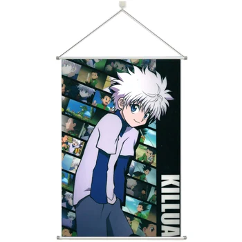 

Anime Hunter X Hunter Killua Personalize Customer Made Alloy Fabric Wall Poster Scroll 60x90cm 24x36inches