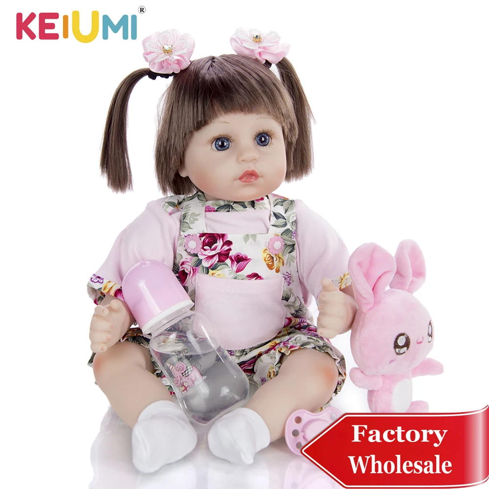 17 дюймов 42 см мягкие силиконовые Reborn Baby Doll Детские Bonecas младенец Реалистичная Menino