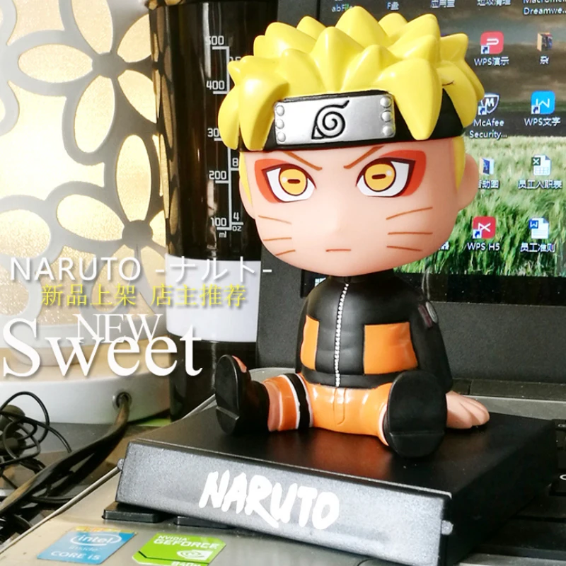 style A Naruto Uzumaki car decoration with Mobile phone base japanese car accessories car shake head acessorios fun gifts for friends - Название цвета: style A
