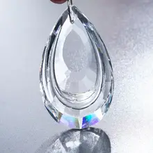 H& D 3 шт. Кристалл КАПЛЕВИДНАЯ Призма окно Висячие стекло Защита от солнца 63 мм прозрачная Люстра Запчасти