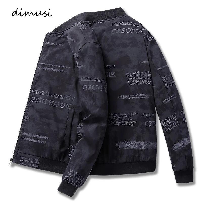 DIMUSISpringAutumnMensBomberJacketsMensOutwearWindbreaker