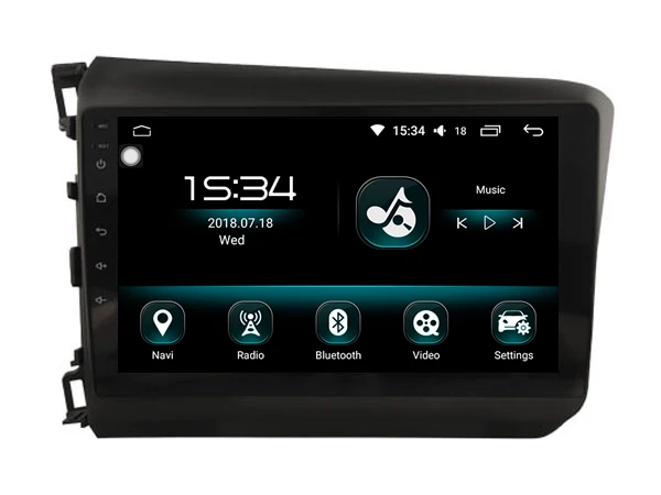 AVGOTOP Восьмиядерный Android 9,0 автомобильный dvd-плеер для HONDA 2012- CIVIC LHD Встроенный 64 Гб флэш 4 Гб ram зеркальная ссылка