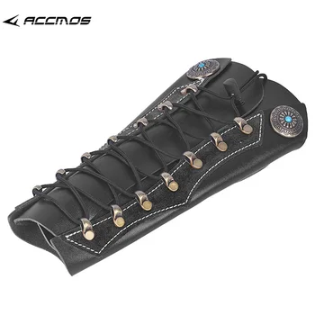 

Archery Arm Protector Guard 3 Color Traditional Guard Hunting Restraint with Hardware Fasteners For Shooting Recurve Bow Outdoor