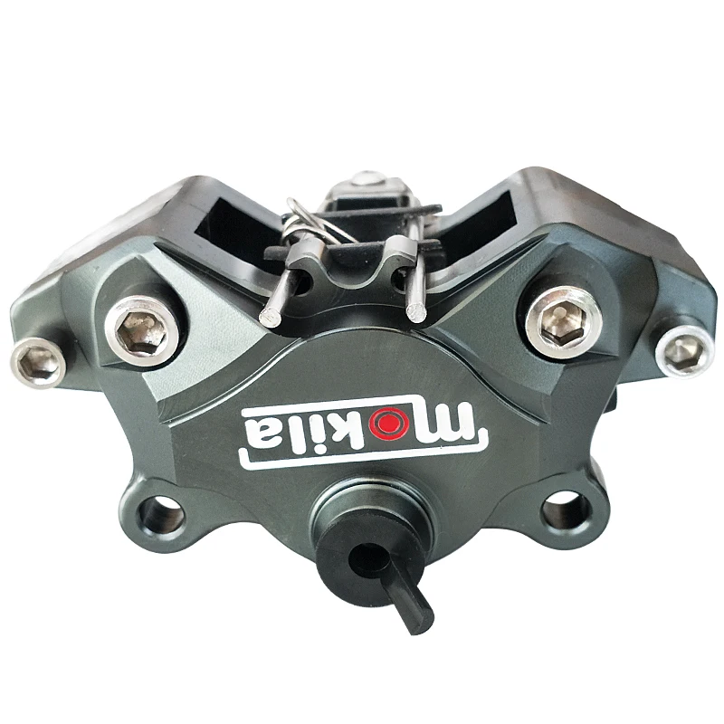 Universal Motorcycle Brake Caliper Brake Pump 64mm Mounting 4 Piston Radial For Yamaha Kawasaki BWS
