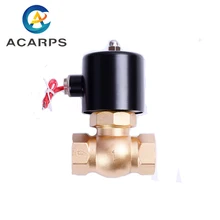 Высокотемпературный латунный паровой Соленоидный клапан 24v 1/2 нормально закрытый 220v 110v