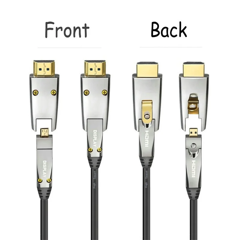 6 м AOC HDMI волоконно-оптический кабель 18 Гбит/с высокая скорость 4K60HZ, с небольшими микро-и стандартными разъемами HDMI, легко трубить