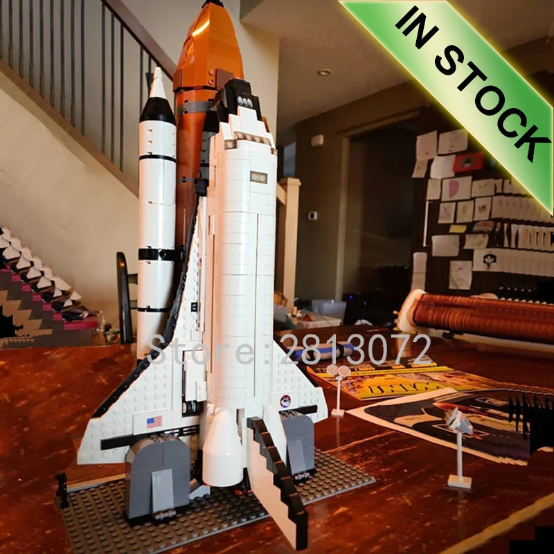 

In Stock 16014 1230Pcs Space Shuttle Expedition Model Building Kits Set Blocks Bricks Compatible Children Toys 10231 10213 83014