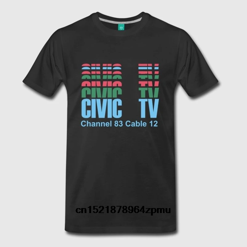 Мужская футболка Civic tv-videodrom, модная забавная футболка, новинка, футболка для мужчин