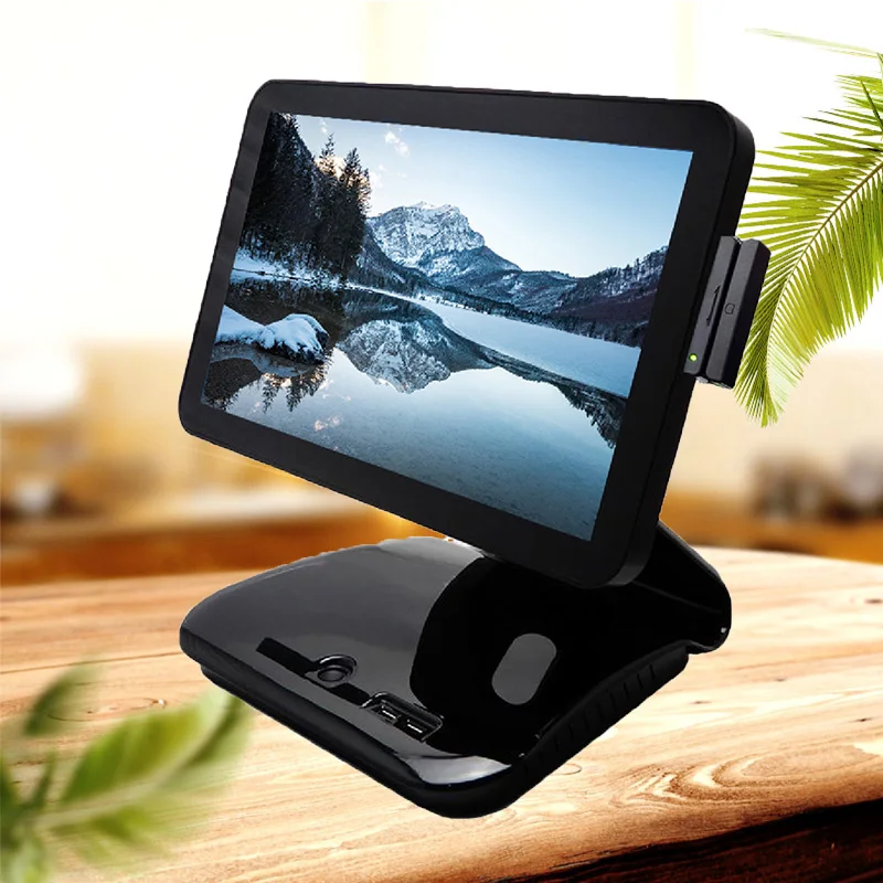 US $285.56 POS System Terminal Machine 15 Touch Screen LCD Monitor Display with Small Customer Display Cash Register for retails