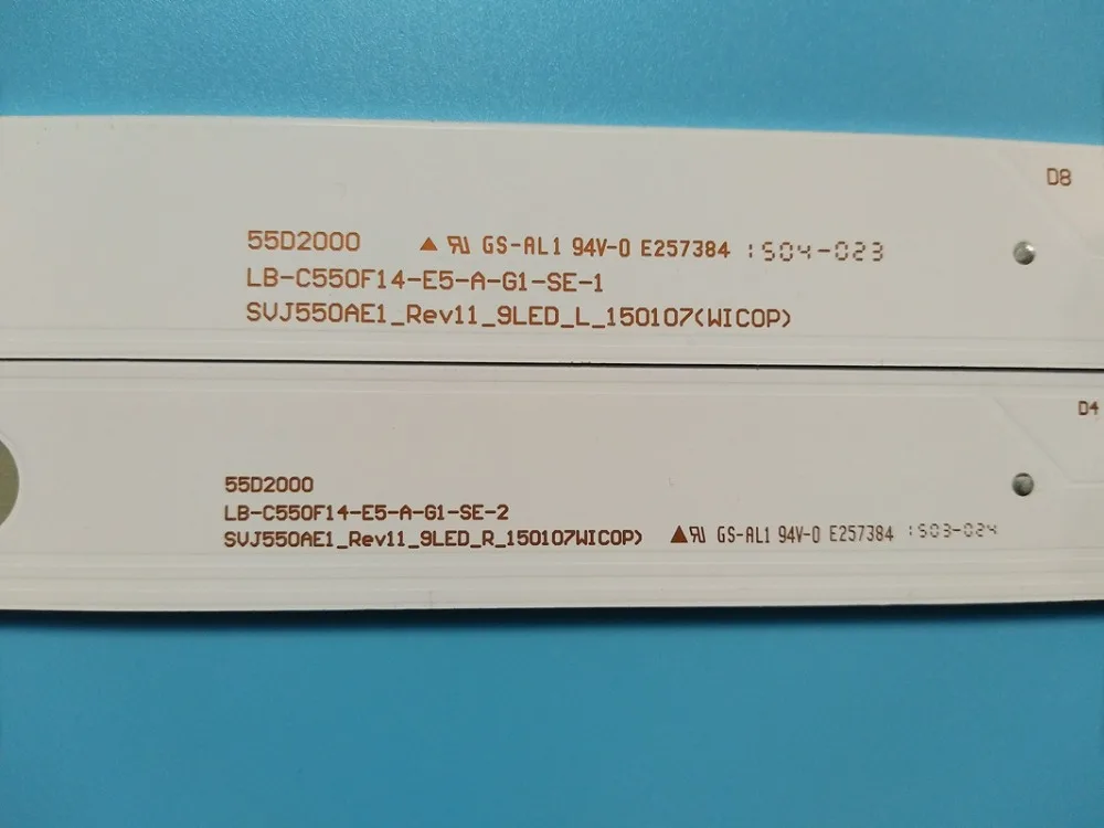 1108 мм полоска снизу светильник для Philips 55 POLEGADAS LB-C550F14-E5-L-G1-SE1 850118650 SVJ550AG2 REV11