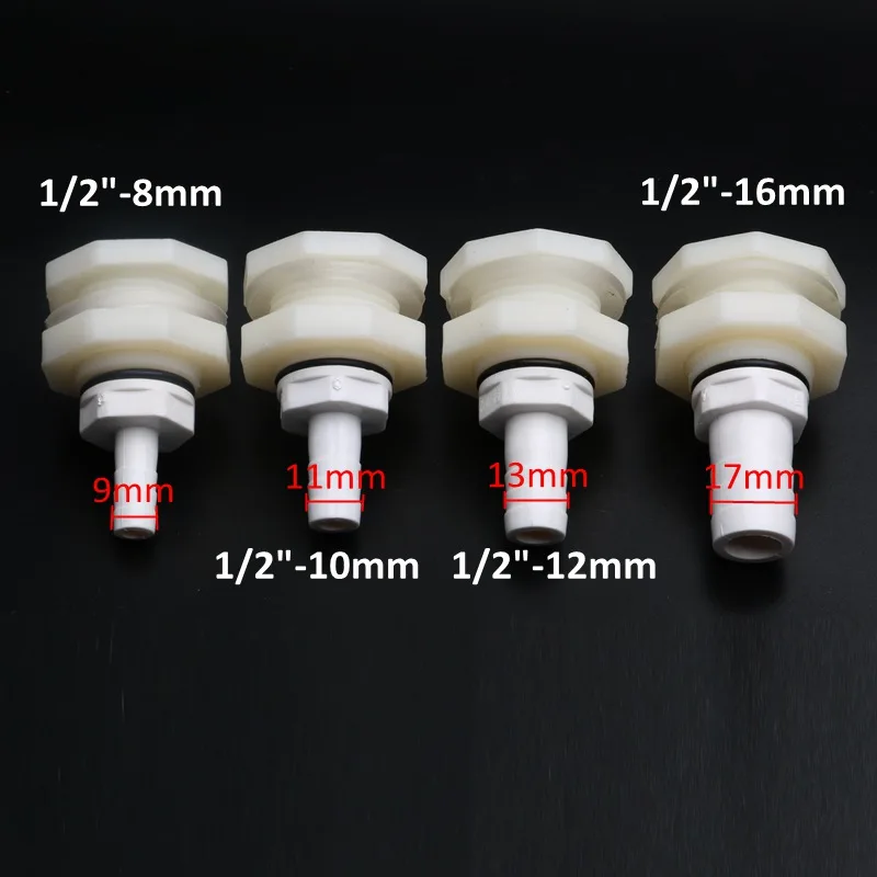 1 комплект соединители для аквариума ABS 1/2 &quot3/4" соединитель 8 10 12 16 мм фитинги