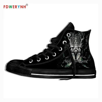 

Men's Canvas Casual Shoes Nocturnus Band Most Influential Metal Bands Of All Time Customize Pattern Color Lightweight Shoes