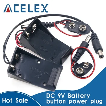 

90 DC 9V Battery button power plug for Arduino Mega 2560 1280 UNO R3 132 9V battery buckle