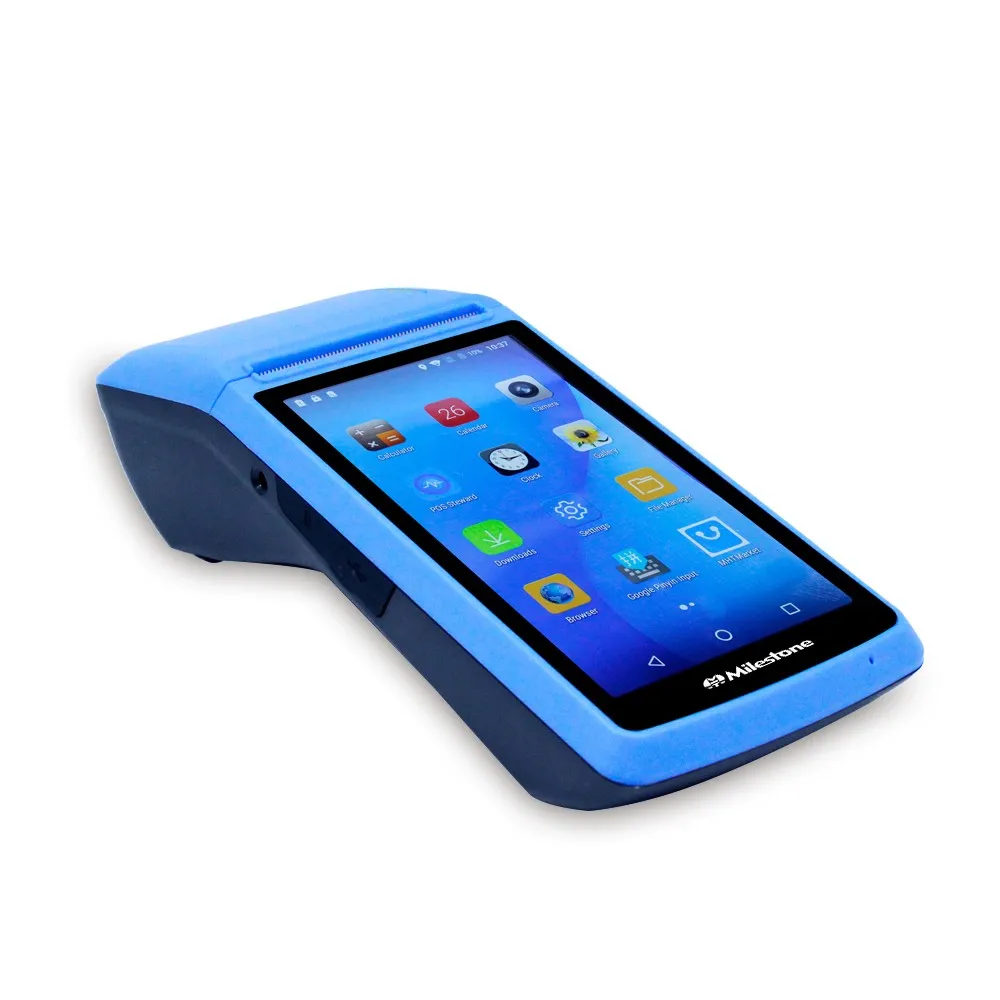 Веха термопринтер чековый счет сенсорный экран Bluetooth wifi GPRS POS машина USB SM Android портативный беспроводной M1