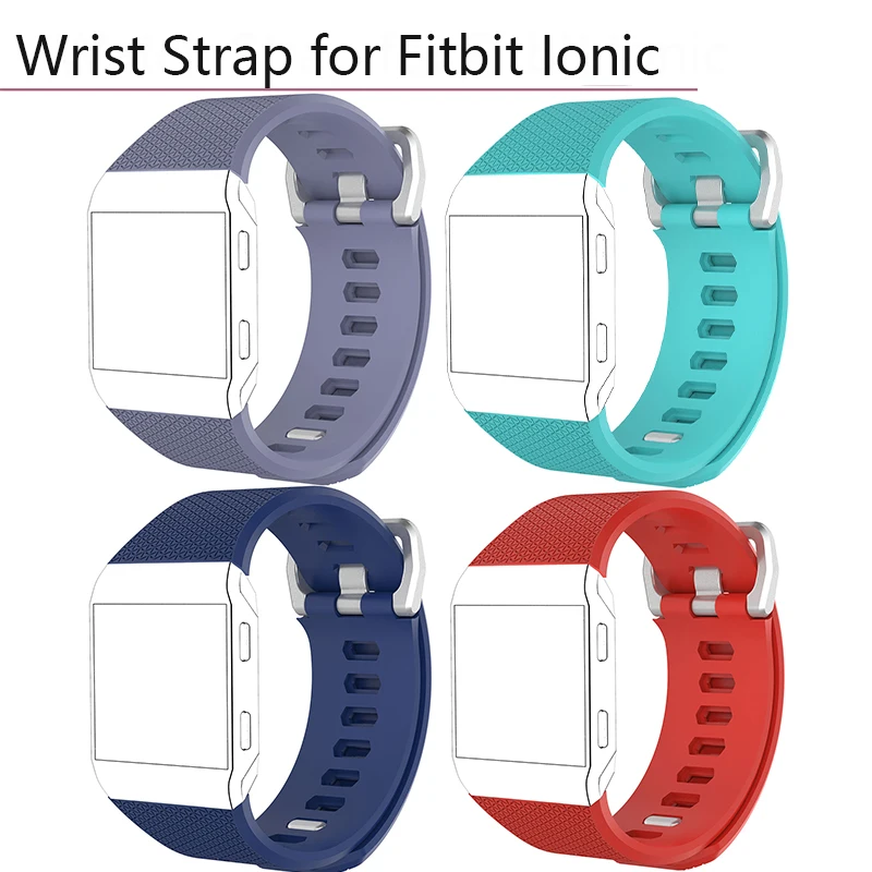 

Soft Silicone Replacement Sport Watch Band Strap for Fitbit Ionic Smart Watch TPE Wrist Strap Wristband Rubber Strap Accessories