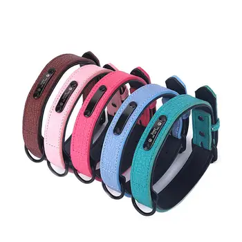 

Dog Collars Personalized Custom Leather Dog Collar Name ID Tags Small Medium Large Dogs Pitbull Bulldog Beagle Correa Perro 1 Pc