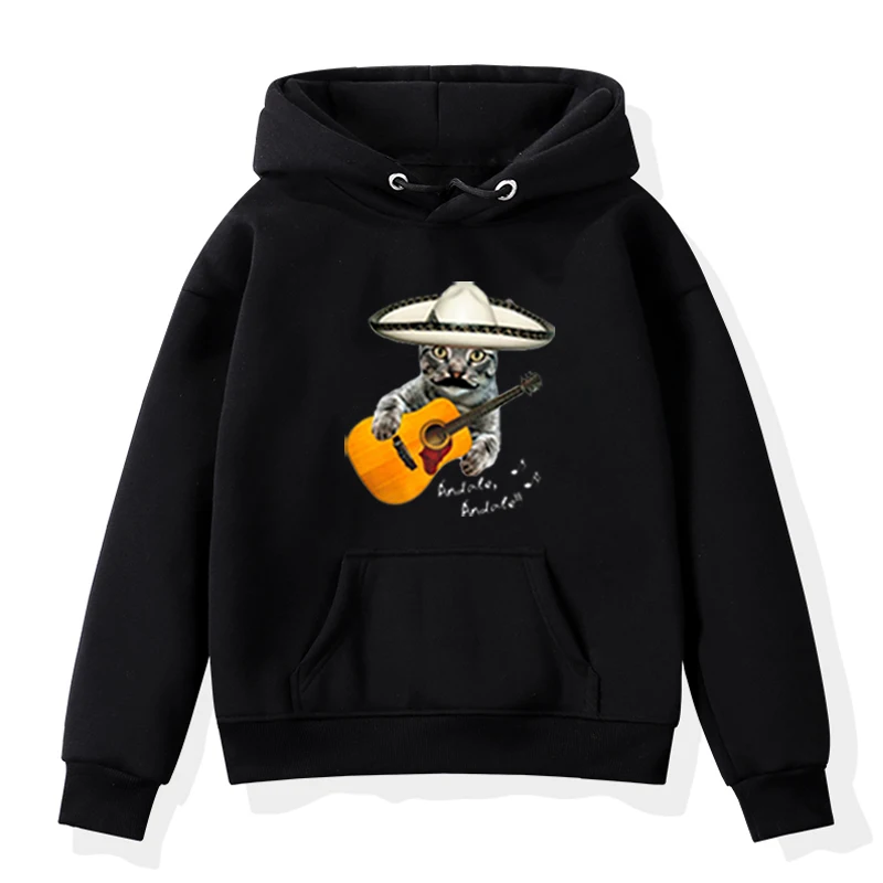 Hoodies 2 Kawaii/одежда с рисунком кота; модные толстовки для маленьких мальчиков и девочек; детские толстовки с капюшоном; детские толстовки с длинными рукавами для подростков; розовая толстовка с капюшоном - Цвет: Hoodies 2