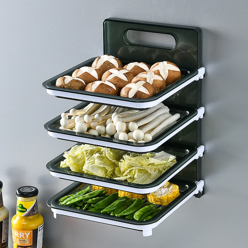 Creative Food Preservation Tray Food Kitchen Storage Plate Food Organizer  Set - Temu