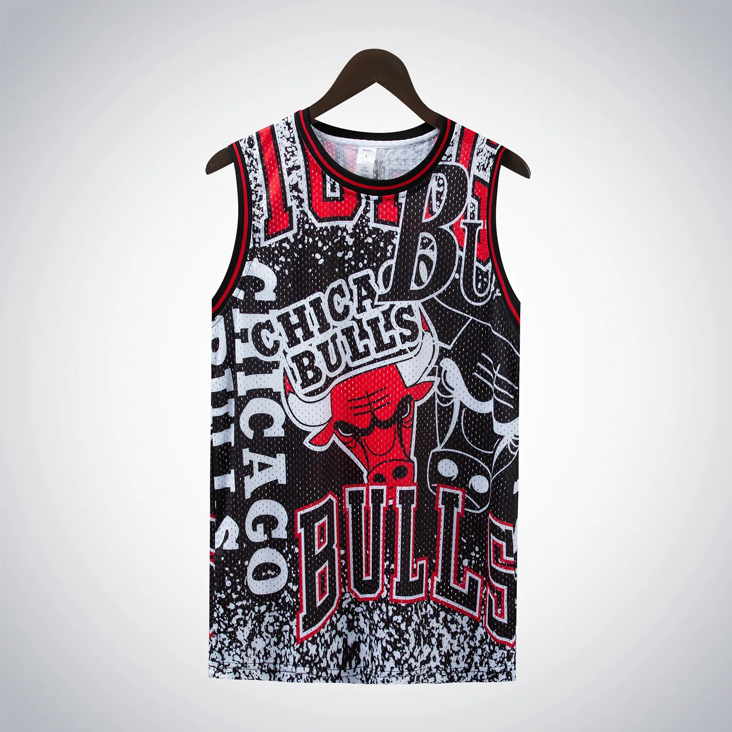 New Style Basketball Vest Elastic Nike Air Jordan Jersey No. 23 Basketball Wear Men's Summer Breathable Quick-Dry Mesh Sports Ve