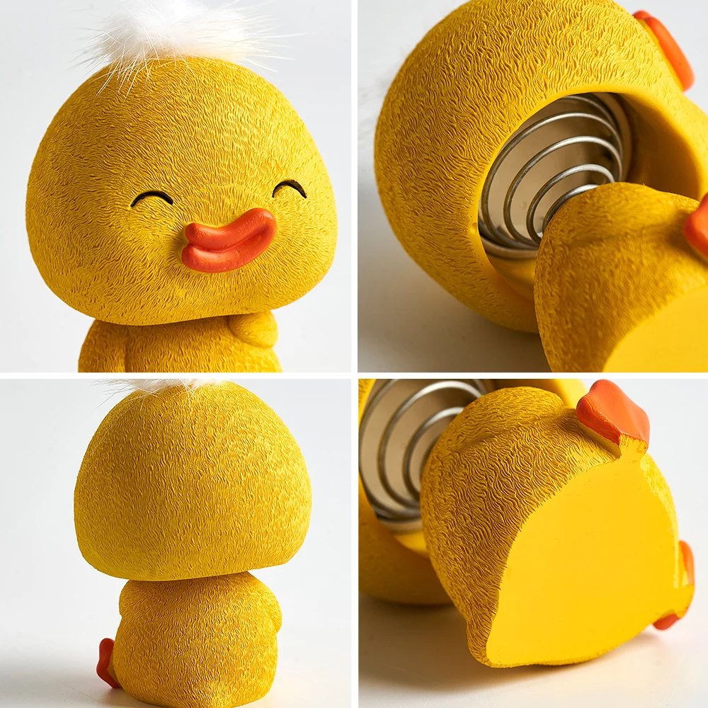 Желтый автомобиль украшение утка прекрасные автомобили внутренняя приборная