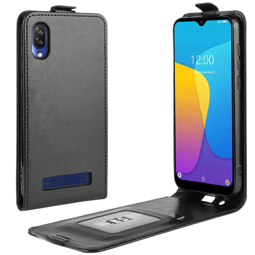 Для Doogee Y8C чехол Вертикальный флип из искусственной кожи чехол Для Doogee X90 Магнитный чехол с подставкой держатель для телефона чехол 6,1"