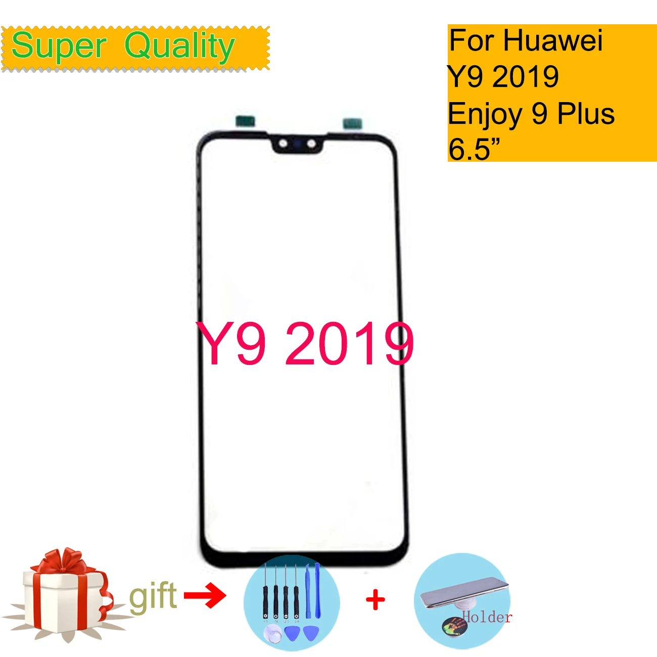 Сенсорный экран для huawei Y9 Enjoy 9 Plus, сенсорный экран, сенсорная панель, дигитайзер, переднее стекло, внешнее, без ЖК-дисплея, замена 6,5"