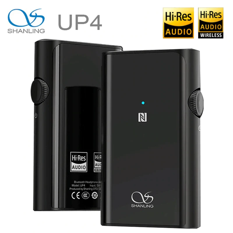 SHANLING UP4 Bluetooth 5 0 Amplifier Dual ES9218P DAC AMP Portable HiFi CSR8675Balanced Output Headphone Amplifier