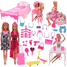 Vêtements et chaussures de poupée barbie 2021 pouces, accessoires robe de soirée, jouets de noël pour filles, 30cm BJD, 11.8
