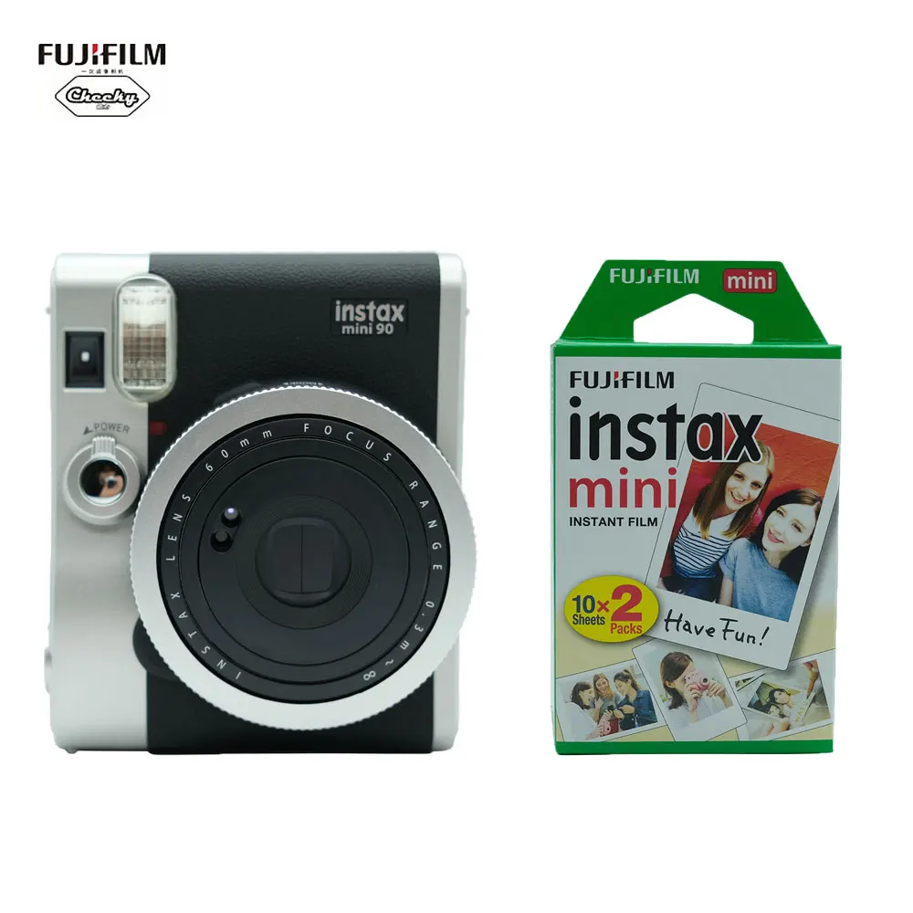 Fuji Fujifilm Instax Mini 90 мини камера мгновенная пленка фотокамера + 10 20 листов