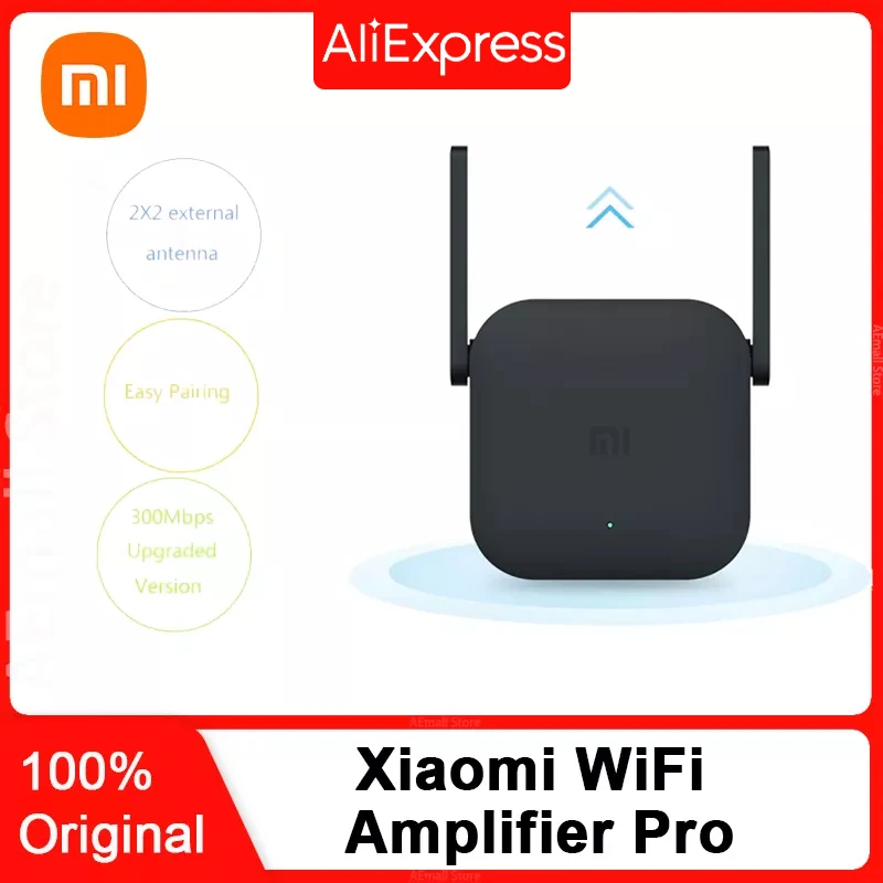 Original Xiaomi WiFi Amplifier Pro 300Mbps WiFi Repeater Mijia Wifi Signal 2.4G Extender Roteador 2 Mi Wireless Router mi router|mi router|router miwireless router - AliExpress