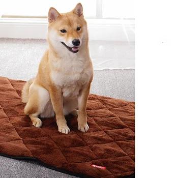 

Household Pet Dog Cushion Soft Warm Mat Ultra Soft Pet Mats Machine Washable Plush Pet Mat