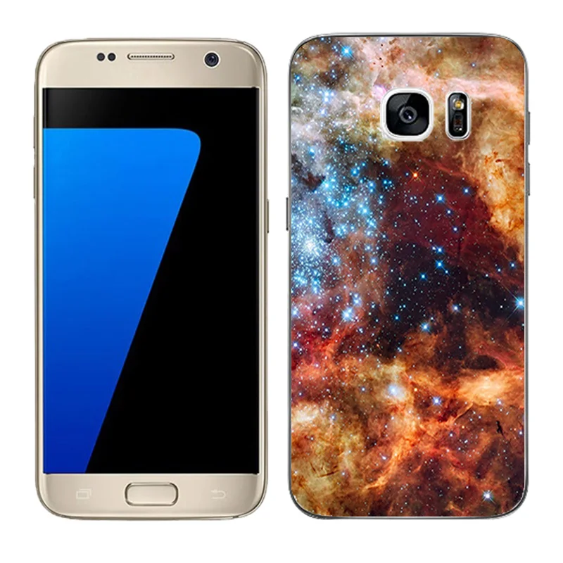 Прозрачный мягкий силиконовый чехол для Galaxy S7 чехлы телефонов матовый Samsung G930 G9308