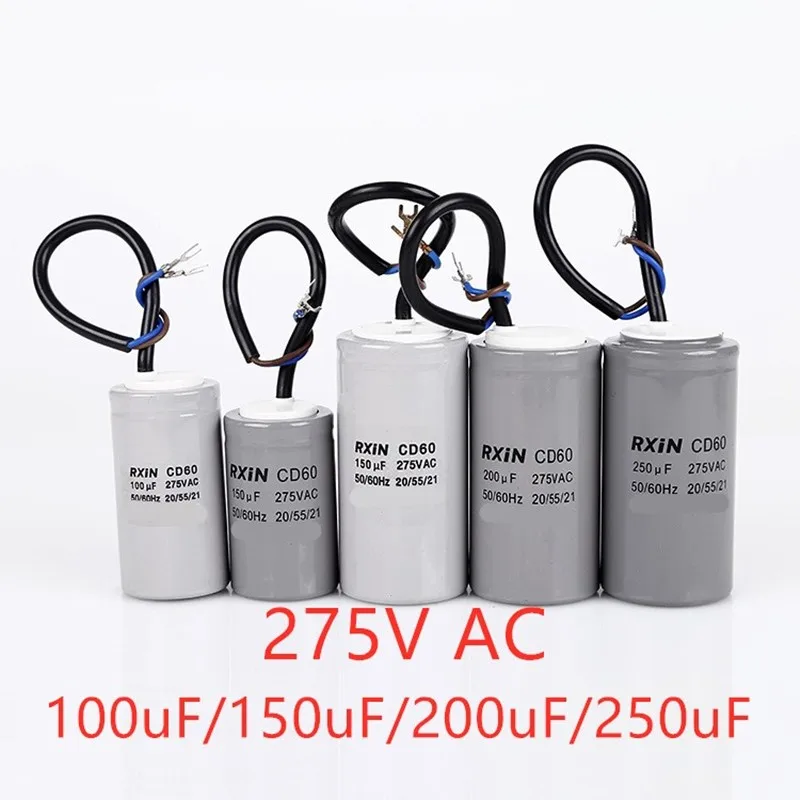 capacitor ac, tipo cd60, 275v, 100uf 150uf 200uf 250uf