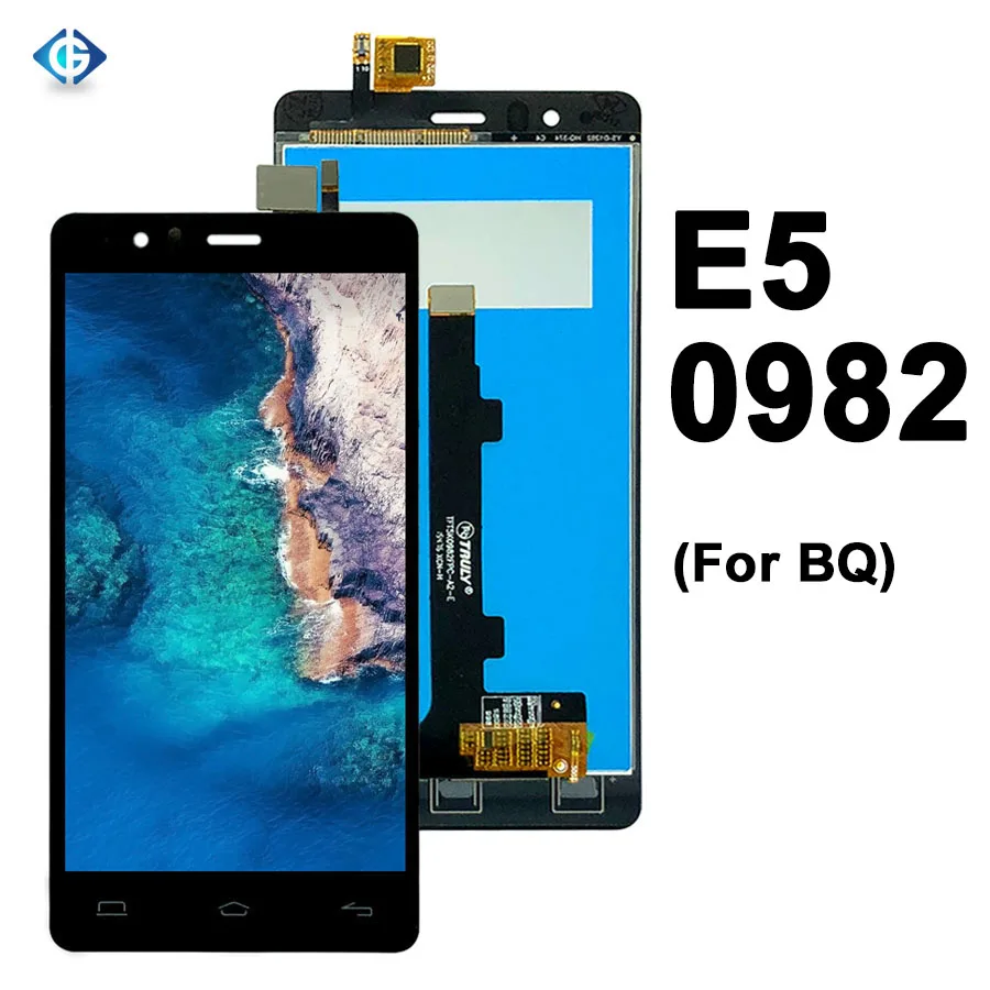Полный ЖК дисплей для BQ Aquaris E5 сенсорный экран полная сборка 0982 запасные