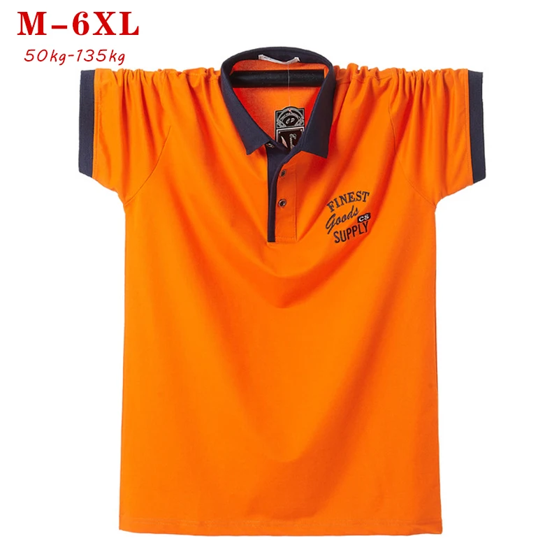 orange polo shirt mens